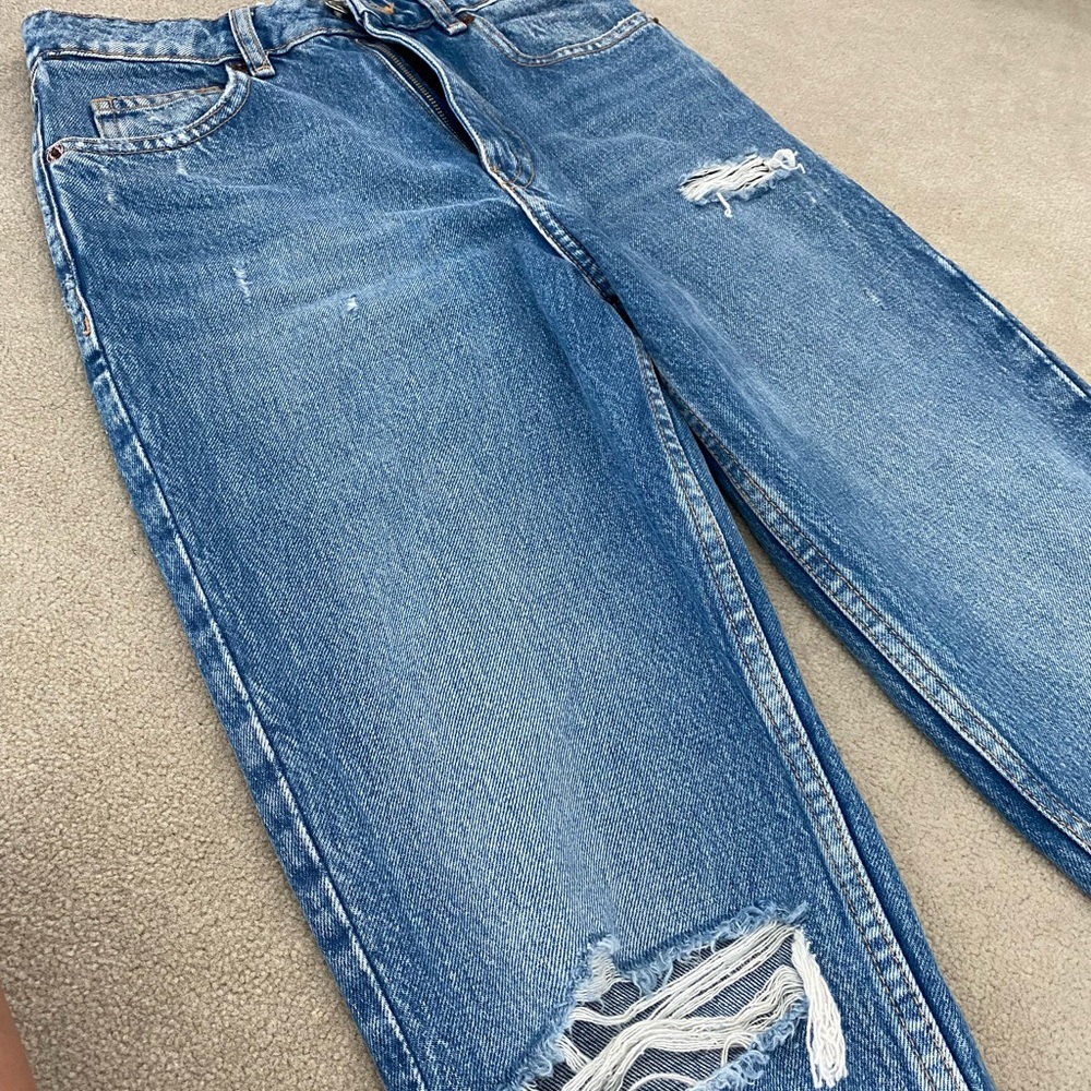 Brand new High waisted Zara straight jeans